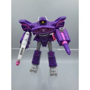 Transformers-SHOCKWAVE ACTION FIGURE-Battle For Cybertron-Comes With Space Gun.
